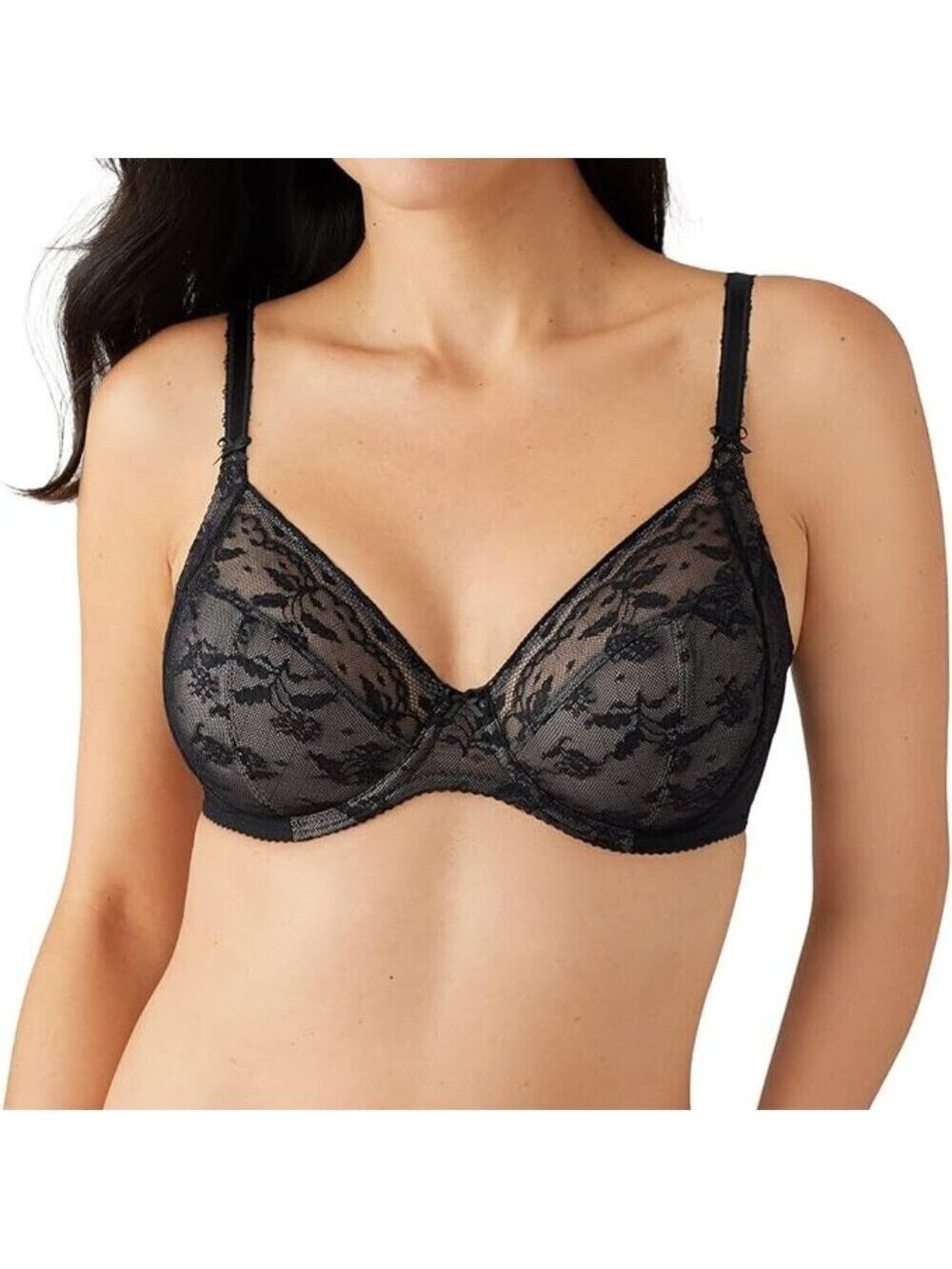 Wacoal Lifted in Luxury Full Figure Lace Unlined Underwire Bra 34D NWT 855433